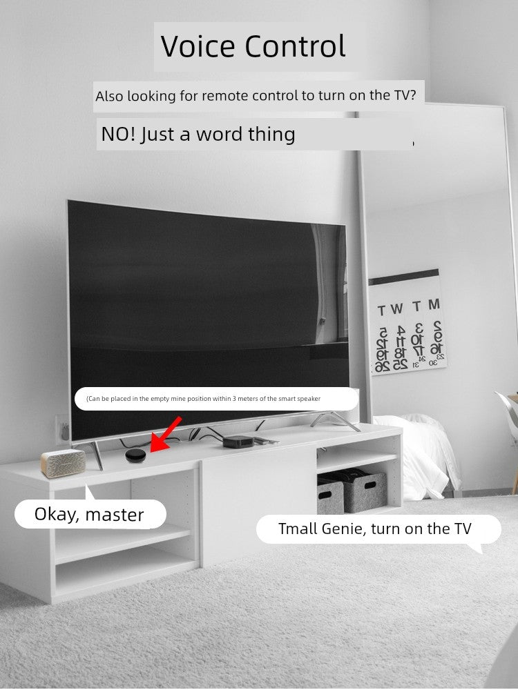 Tuya Smart Air Conditioning TV Infrared Remote Control Mobile Phone App Control Tmall Genie Googlehomealexa